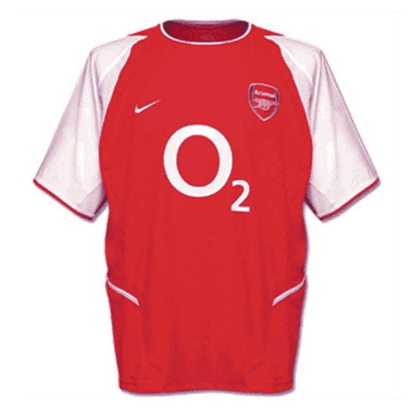 Tailandia Camiseta Arsenal Primera equipo Retro 2002 2003 Rojo
